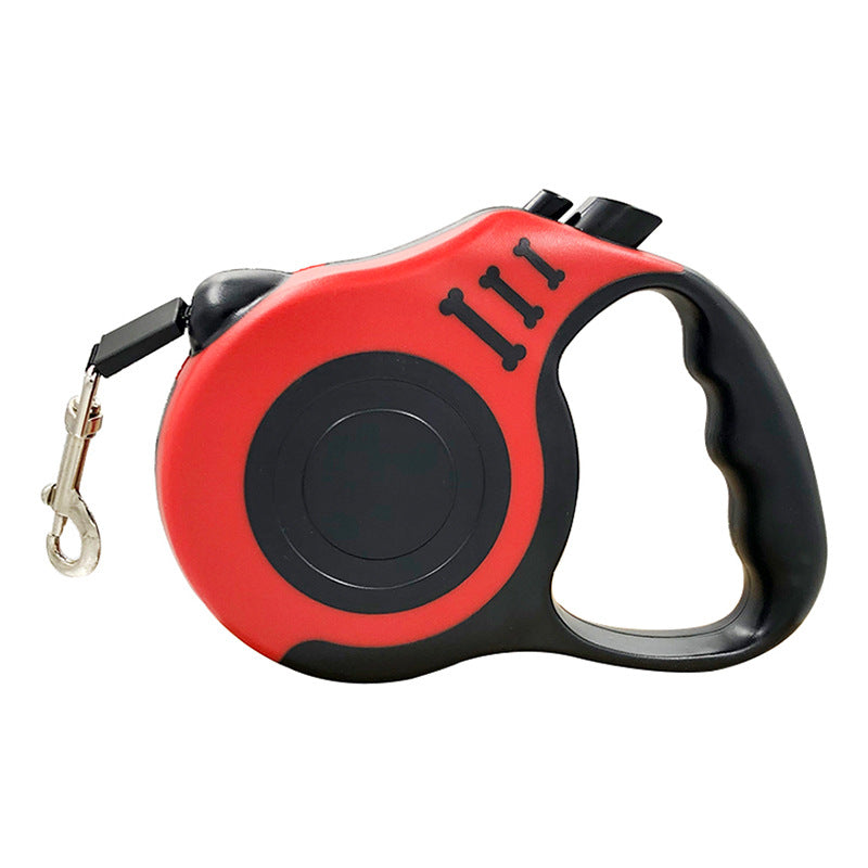 EEDEEMIT, 360° Tangle-Free Retractable Automatic Dog Leash | 16 ft Strong Nylon Tape | One-Handed Brake, Pause, Lock (Large)